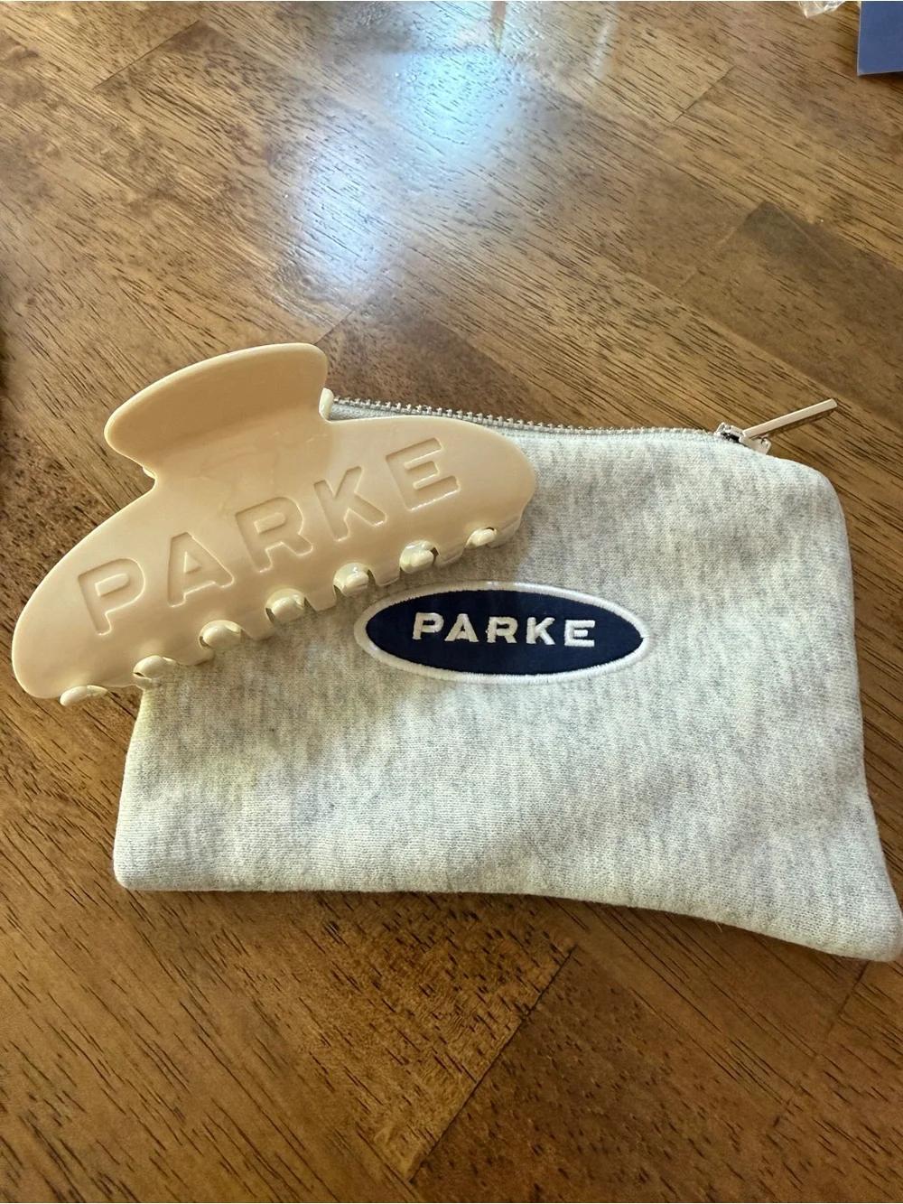 PARKE Cream Claw Clip from the Bridal Drop